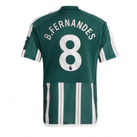 Manchester United Bruno Fernandes #8 Borta Kläder 2023-24 Kortärmad